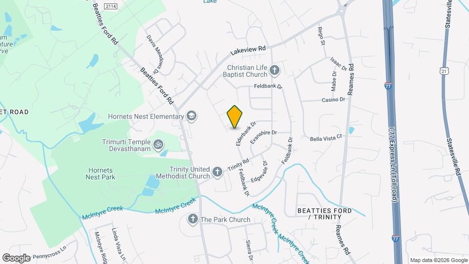 4006 Craven Hill Dr Mapa y Detalles de la Ubicación