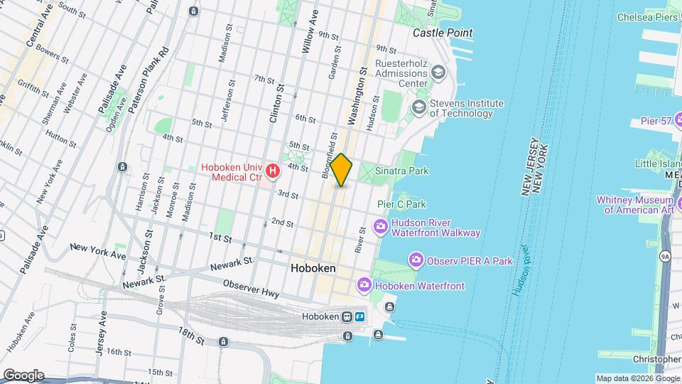 321 Washington St Map and Location Details