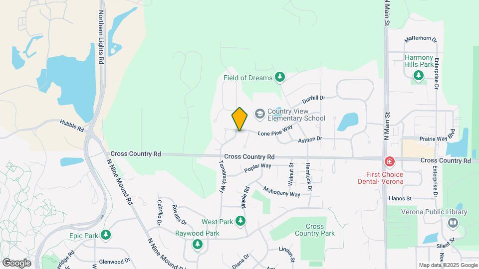 1053 Tamarack Way Map and Location Details