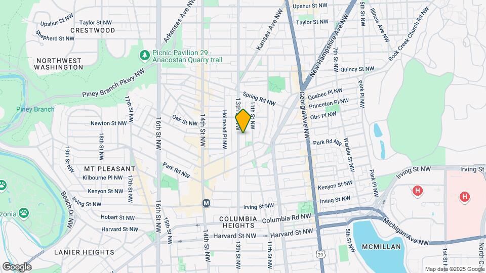 3519 13th St NW Map and Location Details