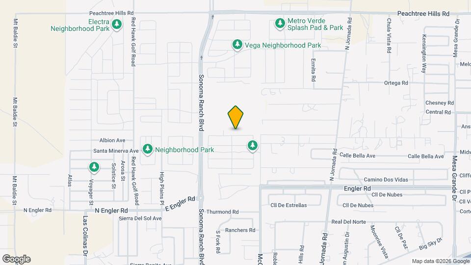 3907 San Marino Rd Map and Location Details