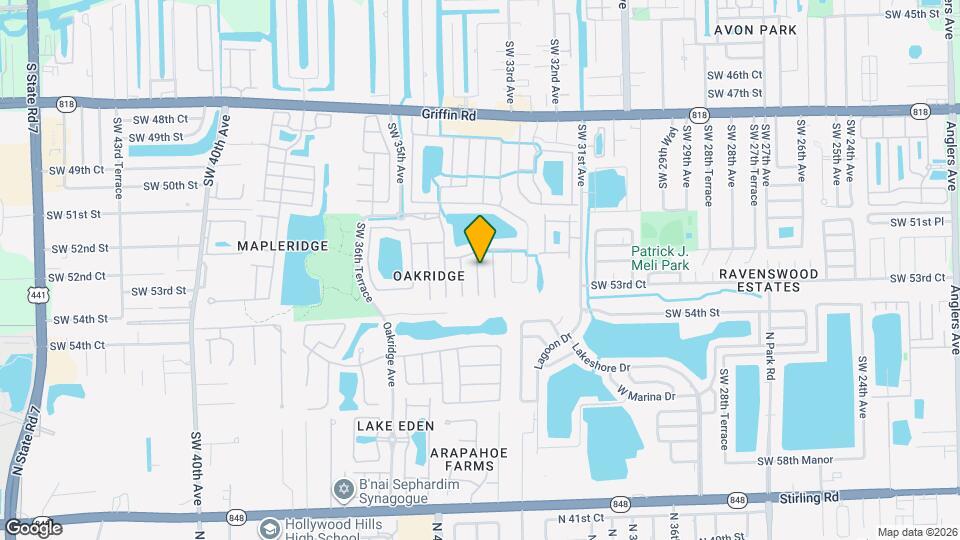 5350 SW 33rd Ave Map and Location Details