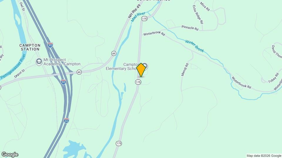 1092 New Hampshire Rte 175 Map and Location Details