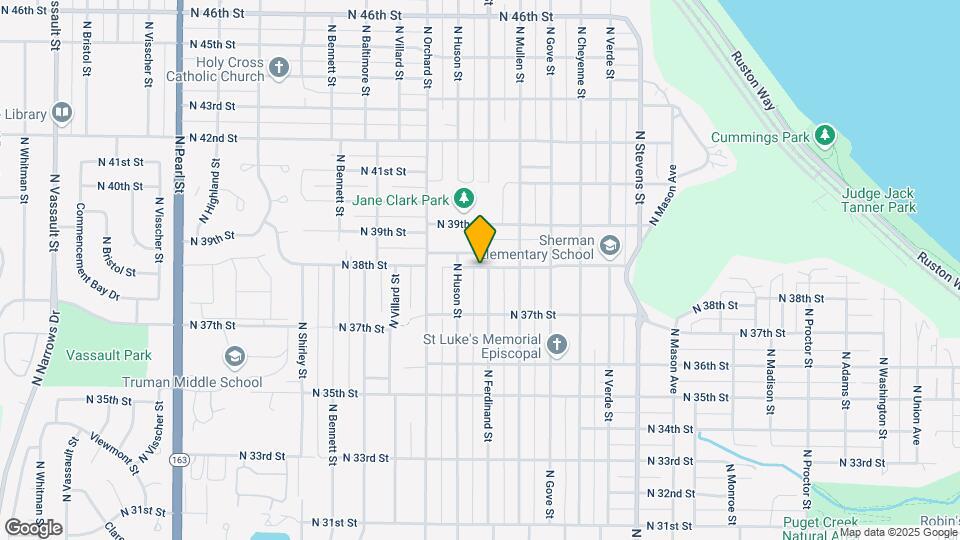 3736 N Ferdinand St Map and Location Details