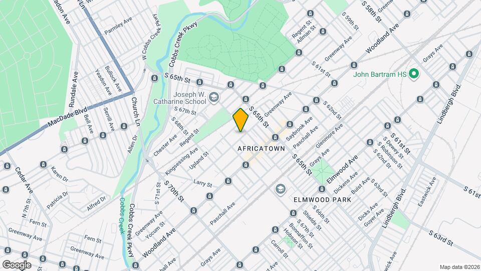 6615 Greenway Ave Map and Location Details