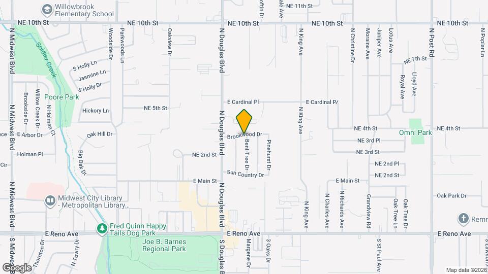 9024 Brookwood Dr Map and Location Details