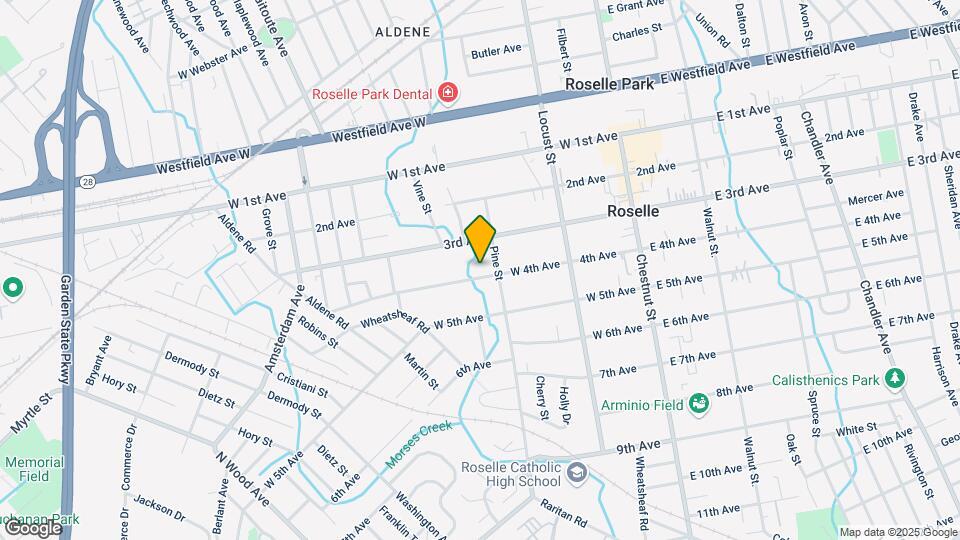 312 W 4th Ave Map and Location Details