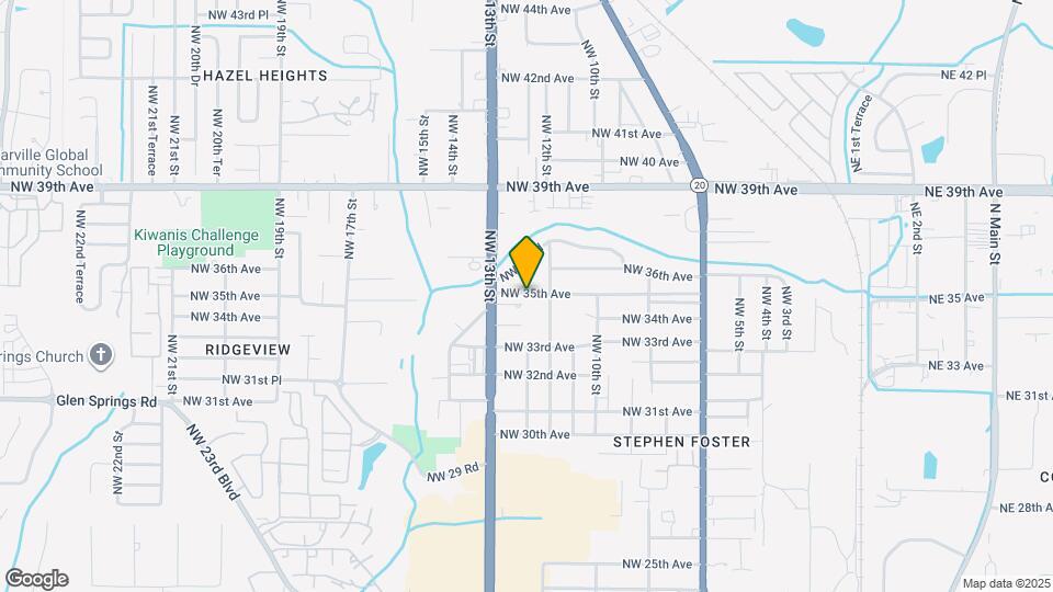 1221 NW 35th Ave Map and Location Details