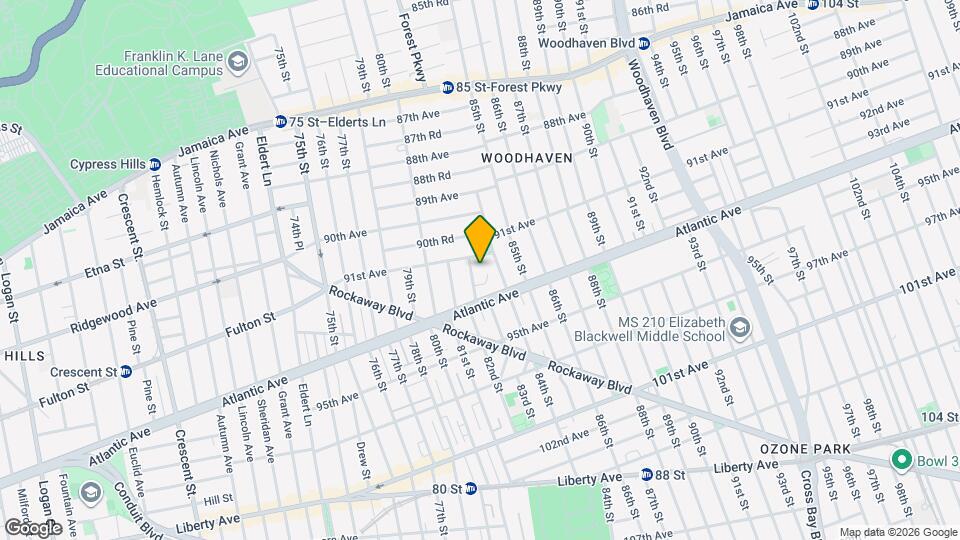 91-15 82nd St Mapa y Detalles de la Ubicación