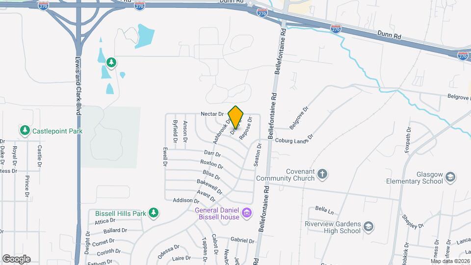 10508 Druid Dr Map and Location Details