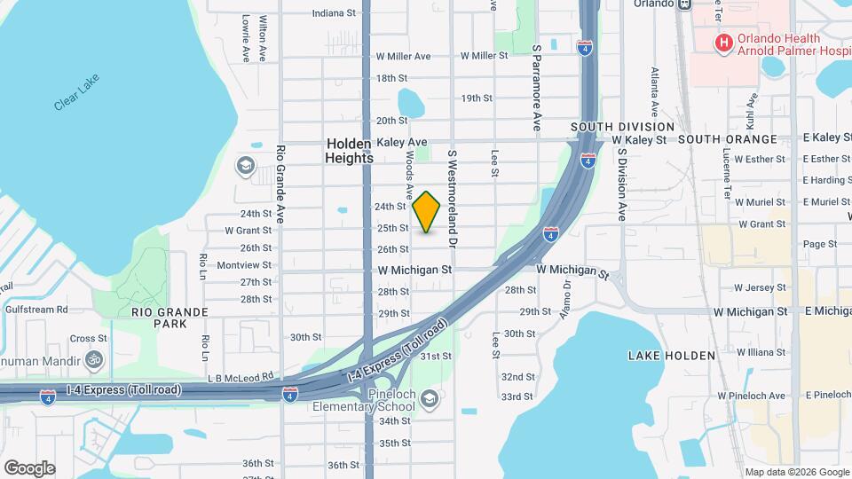 1019 26th St Map and Location Details