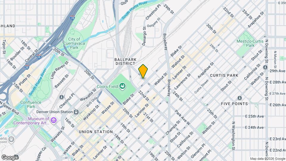 2261 Blake Street Map and Location Details