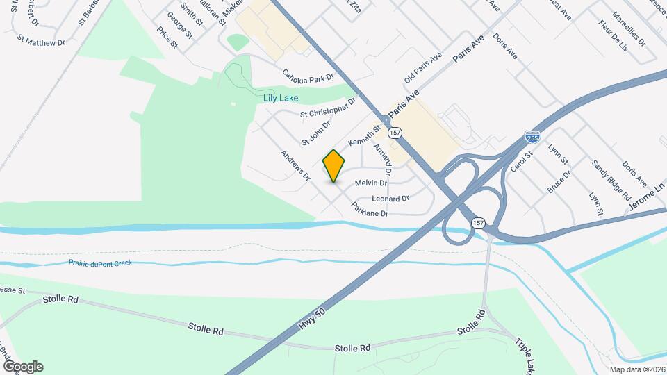 1614 Parklane Dr Map and Location Details