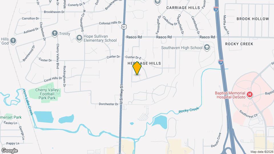 7661 Ragland Pl Map and Location Details