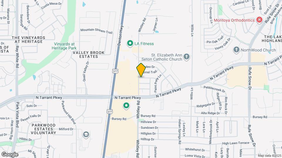 202 Cutting Horse Ln Map and Location Details