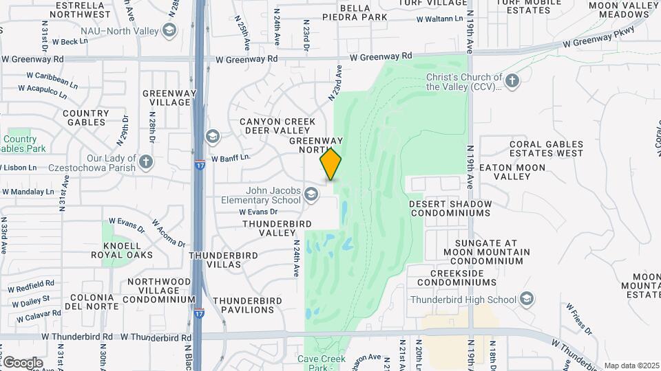 14615 N 22nd Ln Map and Location Details