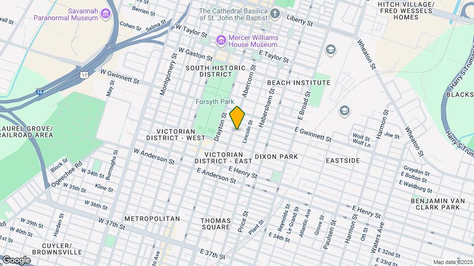 210 E Waldburg St Map and Location Details