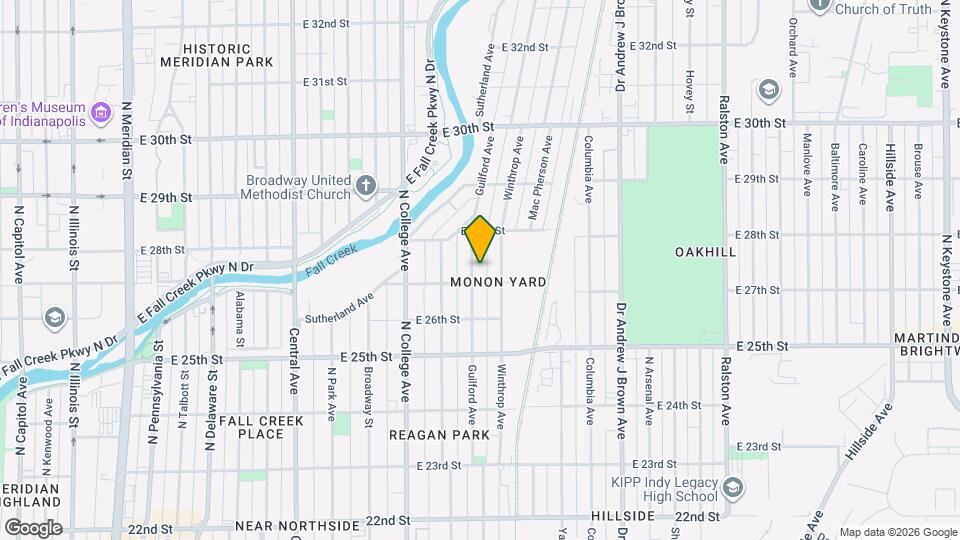 2711 Guilford Ave Map and Location Details