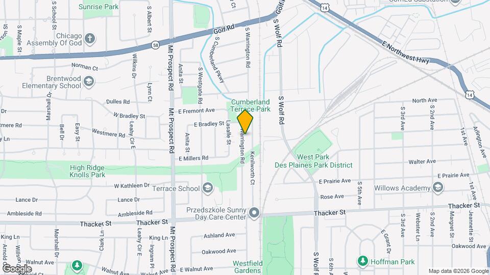 541 S Warrington Rd Map and Location Details