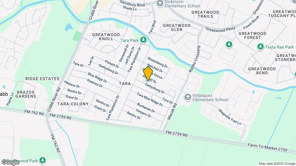 7107 Gettysburg Dr Map and Location Details