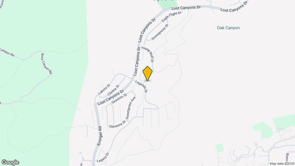 3624 Young Wolf Dr Map and Location Details