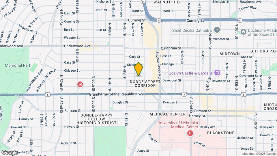 4620 Davenport St, Unit 3 Map and Location Details