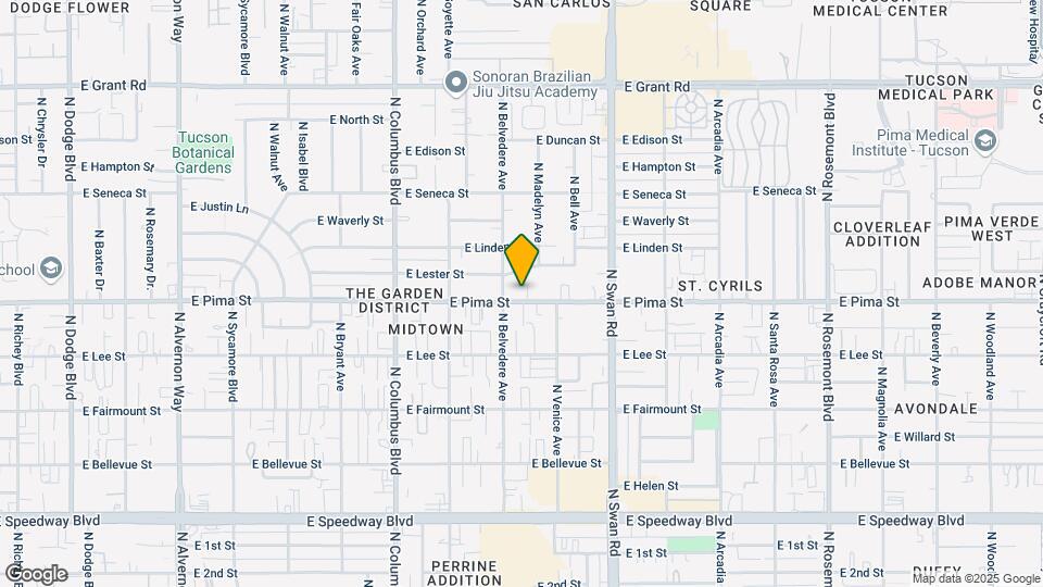 4515-4523 E Pima St Mapa y Detalles de la Ubicación