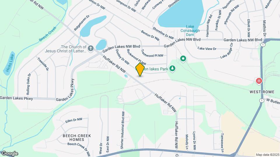 212 Huffaker Rd NW Mapa y Detalles de la Ubicación