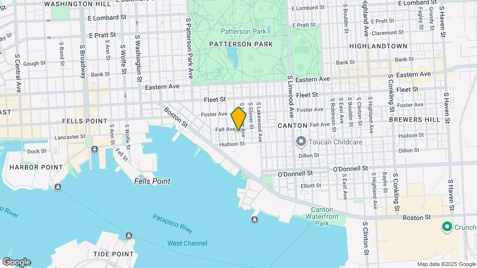 801 S Rose St Map and Location Details