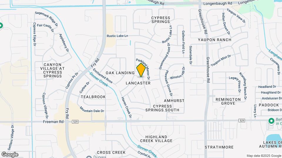 7307 Village Lake Dr Mapa y Detalles de la Ubicación