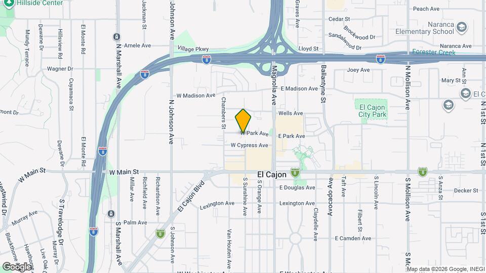 321 W Park Ave Map and Location Details