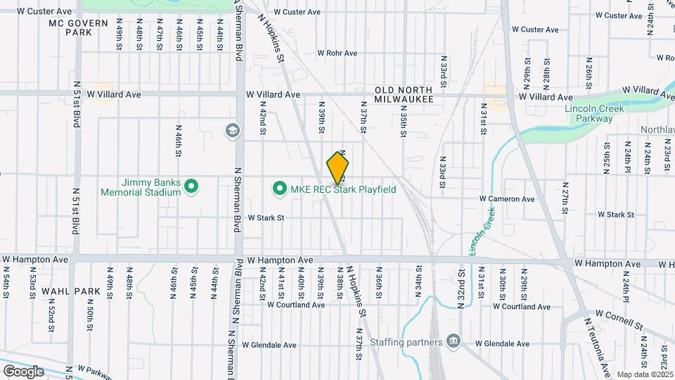 4959 N 38th St-Unit -4959A N 38th St Map and Location Details