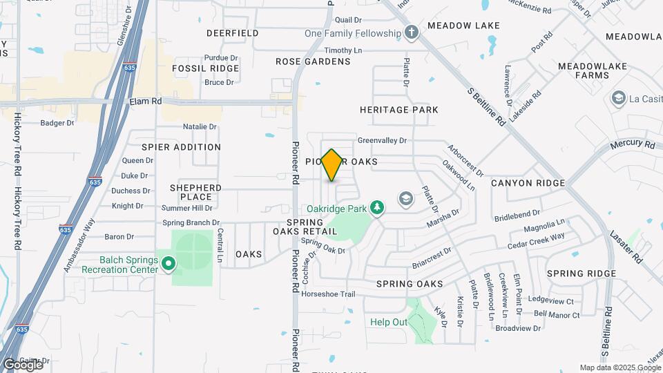 4031 Rocky Ledge Dr Map and Location Details