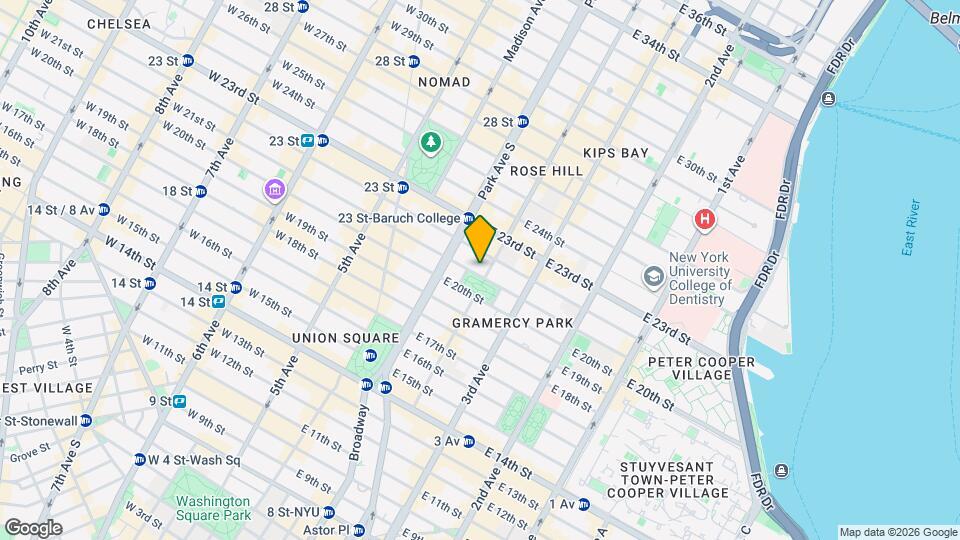 One Lexington Avenue Inc Map and Location Details