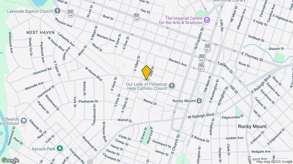 605 Hammond St Map and Location Details