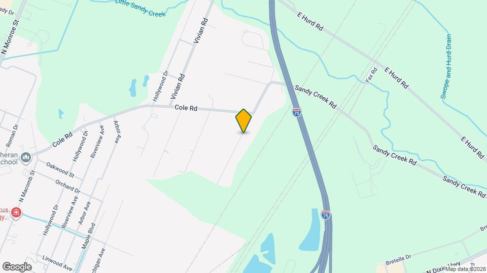 1888 Spaulding Rd Map and Location Details