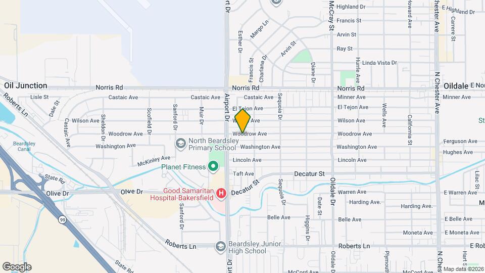 811-8115 Woodrow Ave Map and Location Details