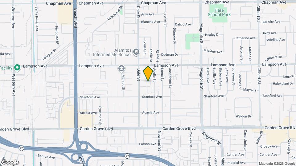 12621 Louise Cir Map and Location Details