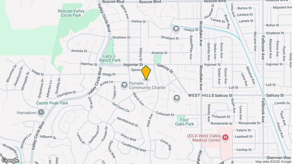 7663 Maestro Ave Map and Location Details