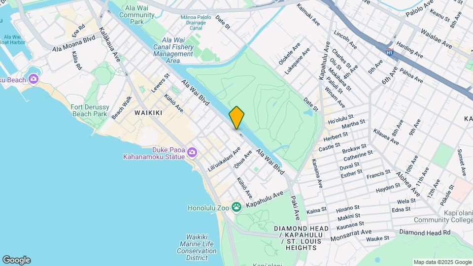 2445-2449 Ala Wai Blvd Map and Location Details