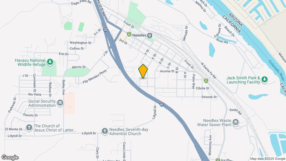 805 Downey St Map and Location Details