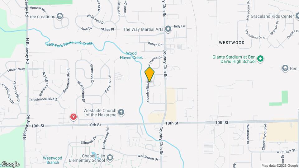 1319 Country Ridge Ln Map and Location Details