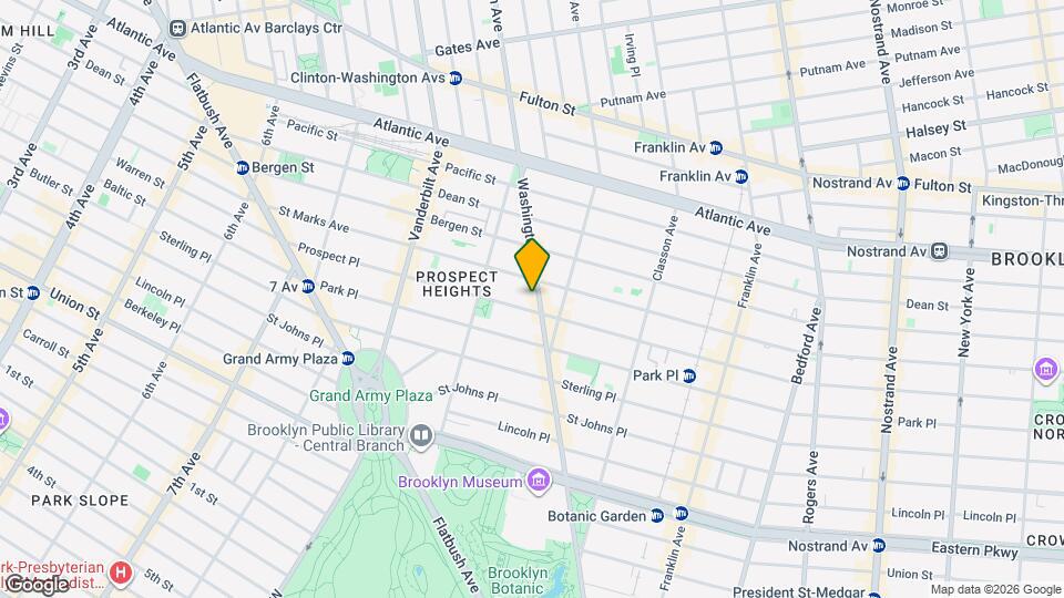 706 Washington Ave Map and Location Details