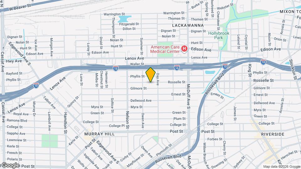 3226 Rosselle St Map and Location Details