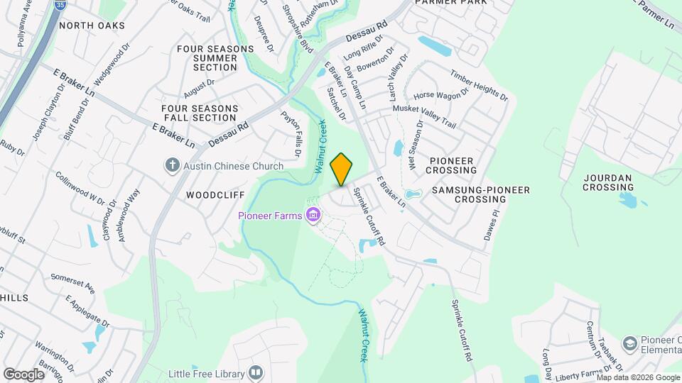 10720 Sorghum Hill Cove Map and Location Details