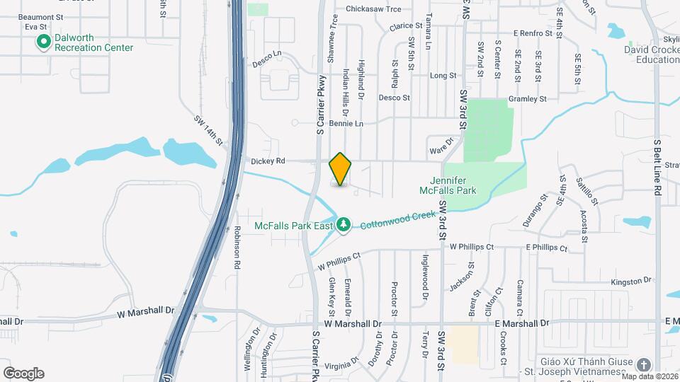 Parkside on Carrier Mapa y Detalles de la Ubicación