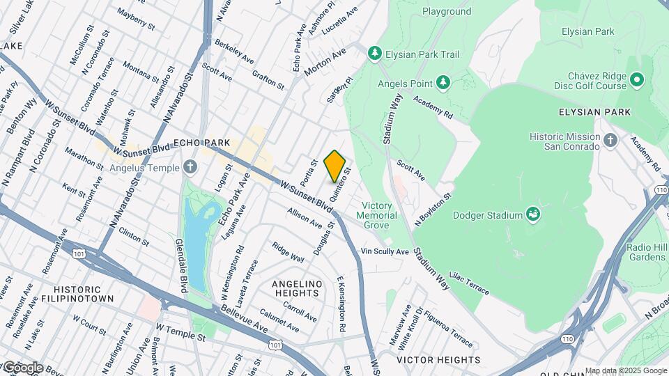 1329 Quintero St Map and Location Details