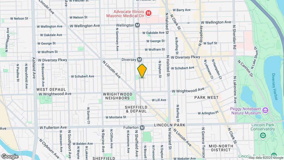 2642 N Wilton Ave, Unit 3rd Floor Mapa y Detalles de la Ubicación
