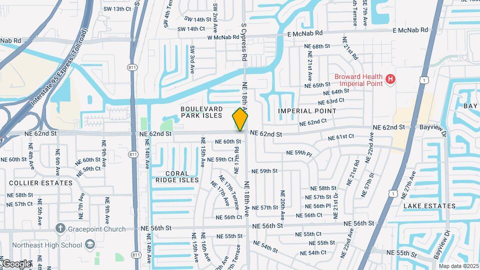 1720 NE 62nd St, Unit 2 Map and Location Details