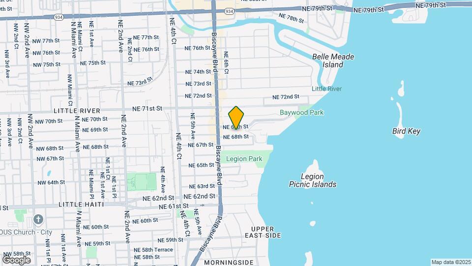683 NE 68th St Map and Location Details